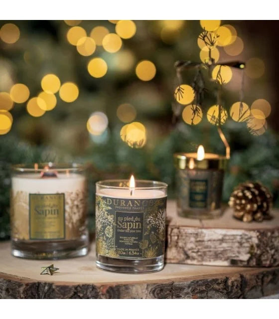 Wooden Wick Candle Under the Pine Tree