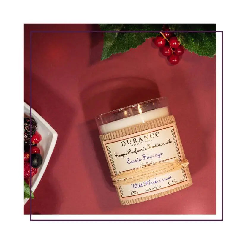 Wild blackcurrant - Handmade candle 180 gr.