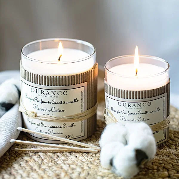 Cotton Flower - Handmade candle 180 gr.