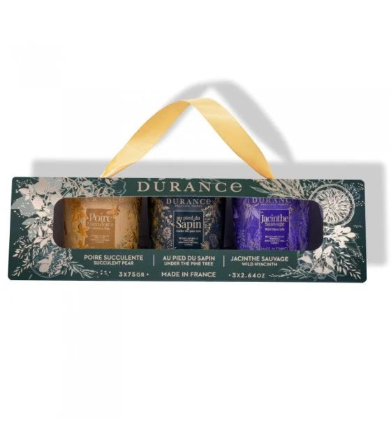 Scented candle box (fir, pear, hyacinth)