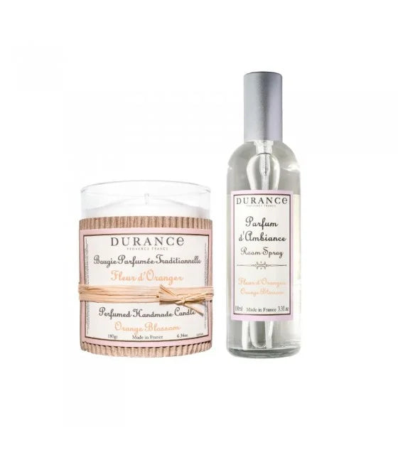Orange Blossom Candle and Home Fragrance Set