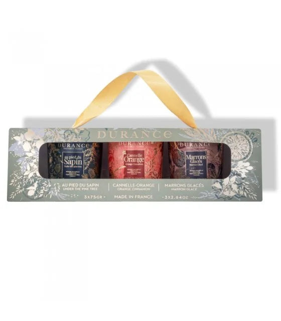 Scented candle box (fir, cinnamon, chestnut)