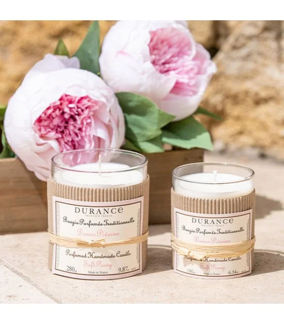 Large Sweet Peony Candle