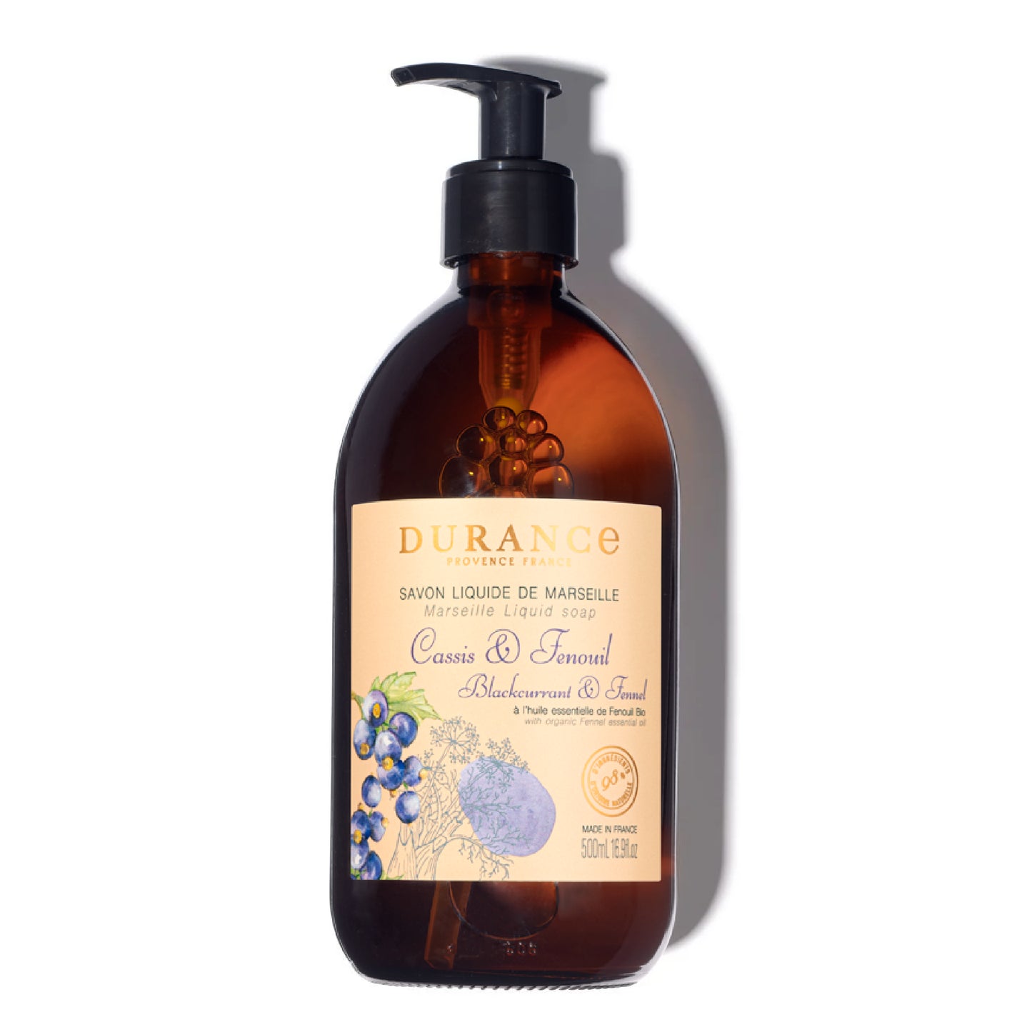 Blackcurrant & Fennel - Marseille Soap 500 ml.
