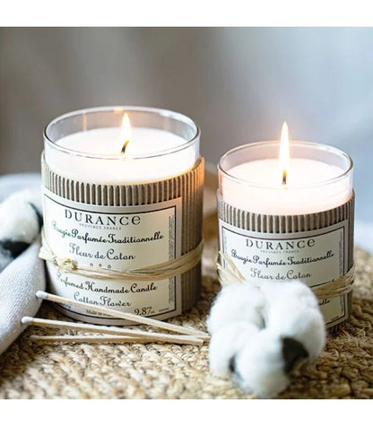 Cotton Flower Scented Handmade candle 