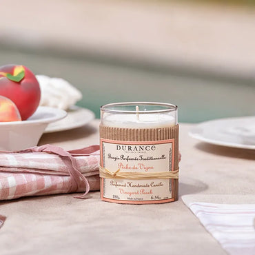 Durance peach vine scented candle