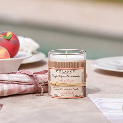 Durance peach vine scented candle