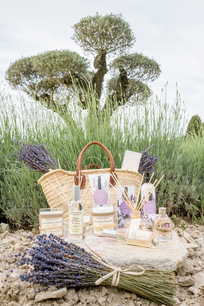 Lavander diffuser Scented-Bouquet_ and Lavender - Handmade Scented Candle 180 gr.