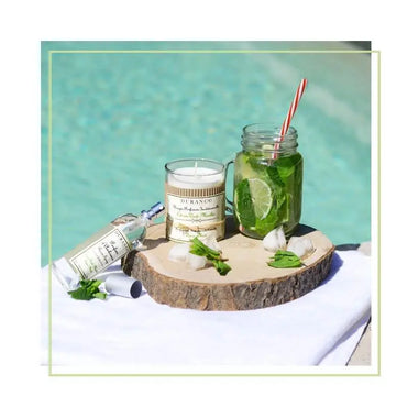 Lime Mint - Handmade Scented  candle 180 gr.