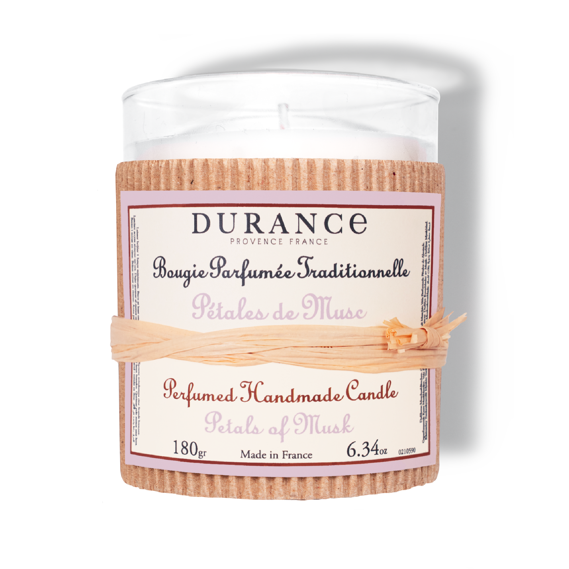 Musk and tonka scented candle