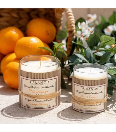 Orange Blossom scented Handmade candle 