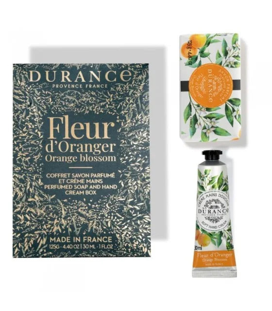Orange blossom hand cream and a soap