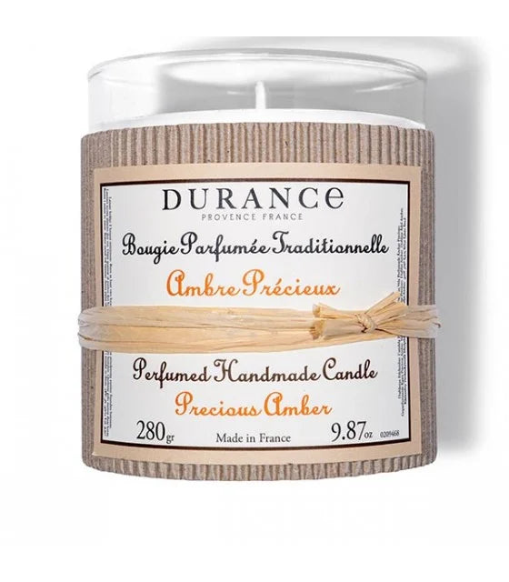 Precious Amber scented handmade candle