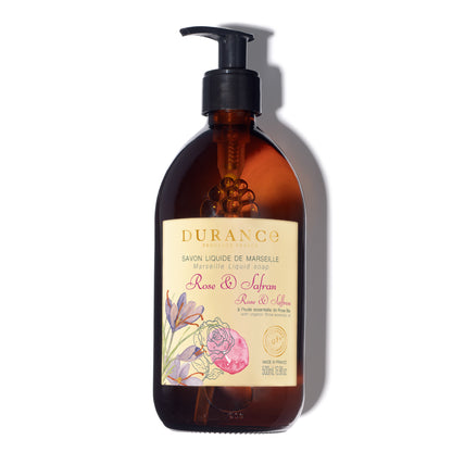 Rose & Saffron liquid Marseille Soap