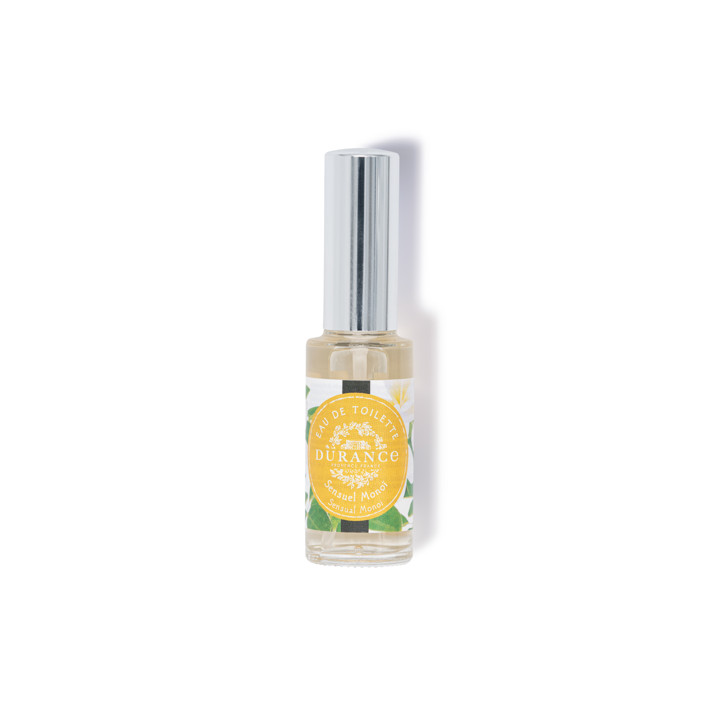 Small glass bottle with a silver cap Sensual Monoi - Eau de Toilette perfume