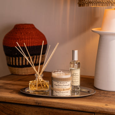 Silver Cedar - Mini Candle 30 gr.Sliver cedar room spray Air Silver Cedar Diffuser 100 ml freshener parfums-d-ambiance-cedre-argente