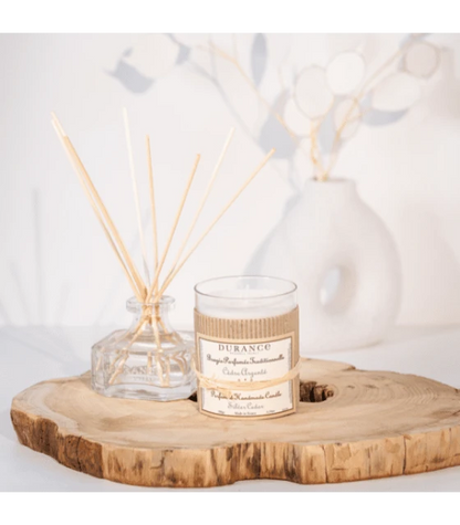 Silver Cedar Scented Handmade candle, and Diffuser