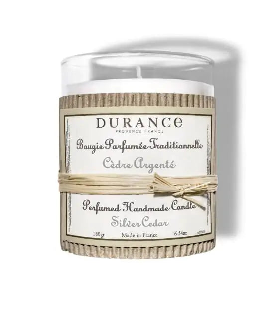 Silver Cedar Scented Handmade candle