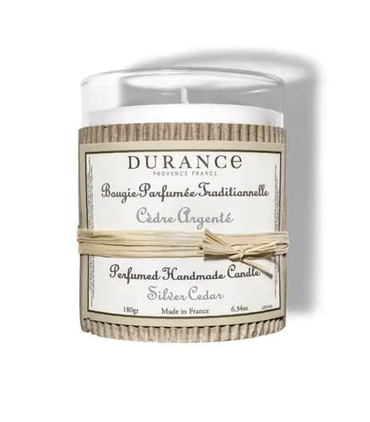 Silver Cedar Scented Handmade candle