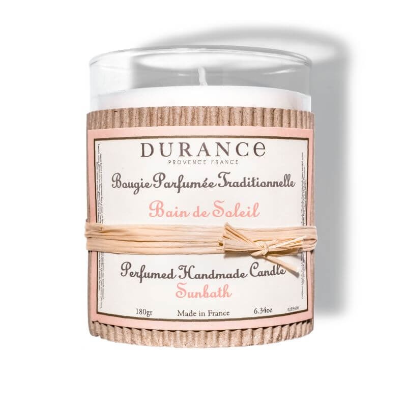 Sunbath - Handmade Scented candle 180 gr.solar, fruity, and slightly floral notes