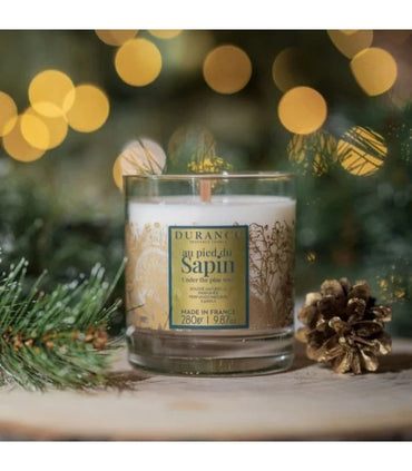 Wooden Wick Candle Under the Pine Tree